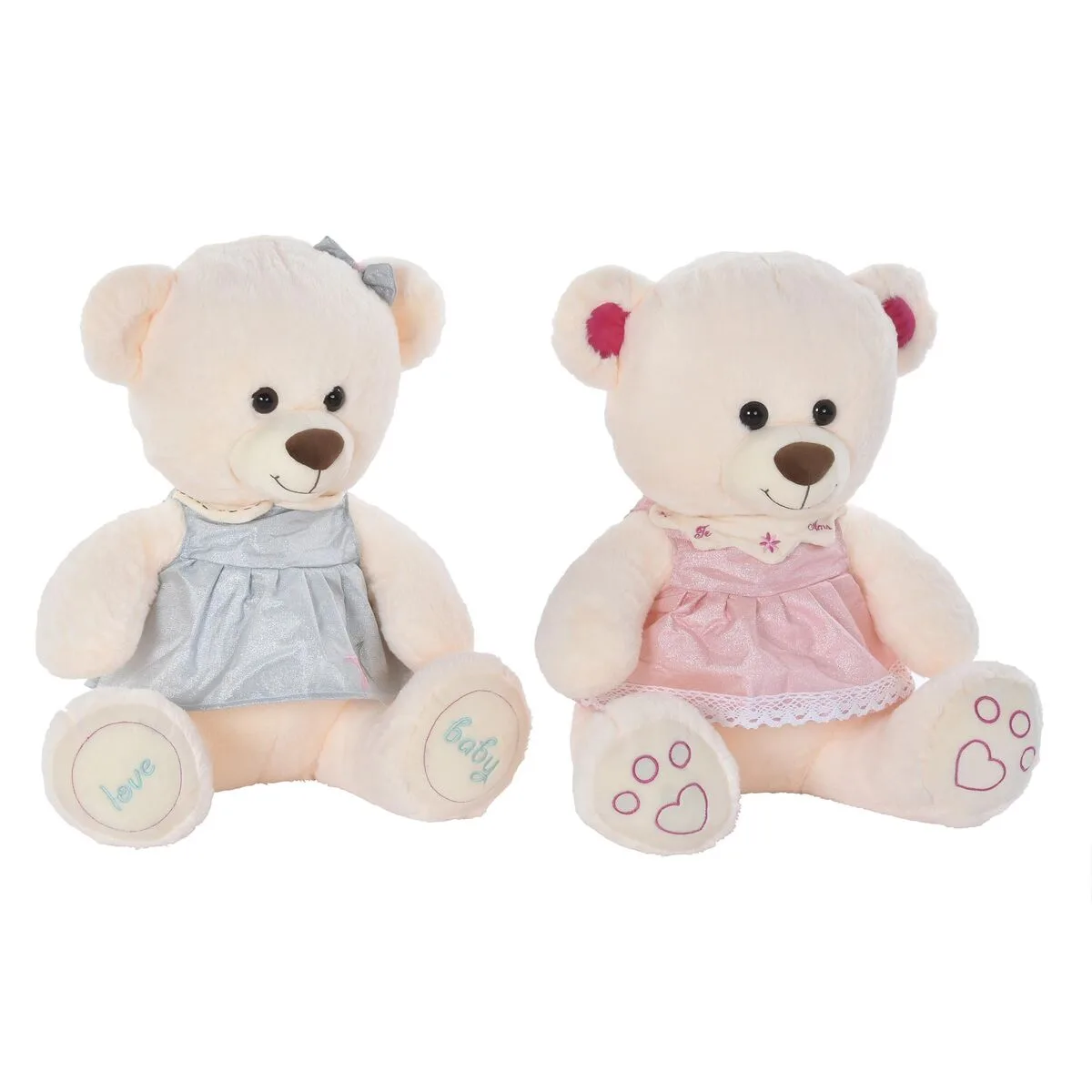 Ours en peluche dkd home decor beige rose vert enfant 20 x 20 x 50 cm ours 2 unites s303741690. Notre mission chez Diaytar : démocratiser l'accès aux produits extraordinaires, sans rogner sur le design ou la qualité.