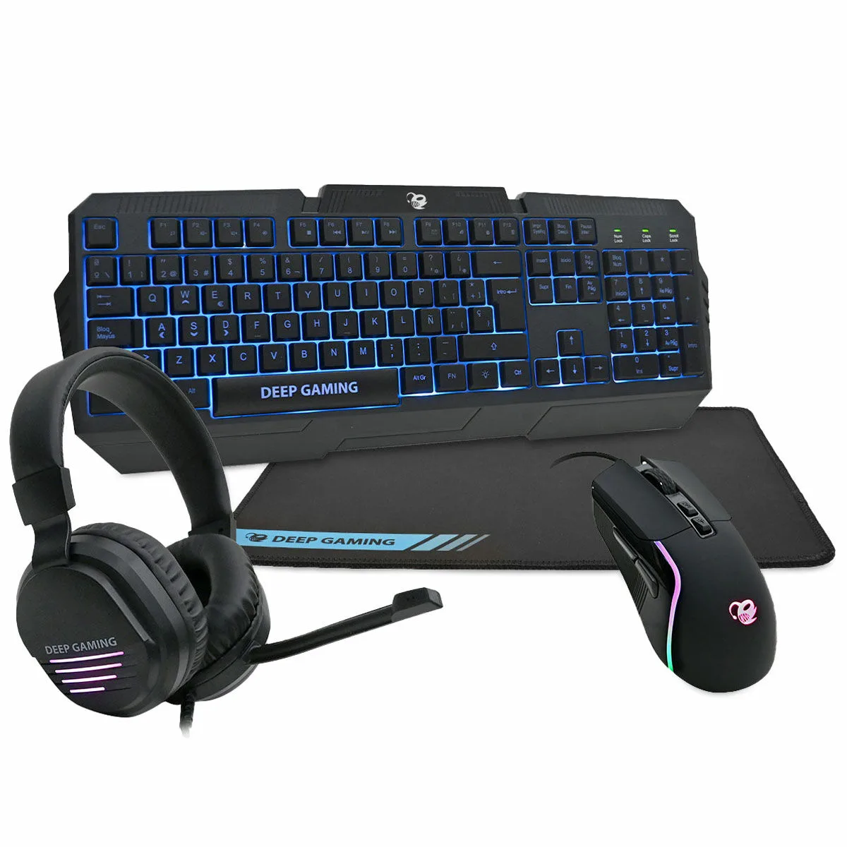 Pack gaming deepgaming noir espagnol qwerty s046009686. Nous croyons en la puissance de la simplicité. Les produits Diaytar sont beaux, utiles, et incroyablement simples à utiliser.