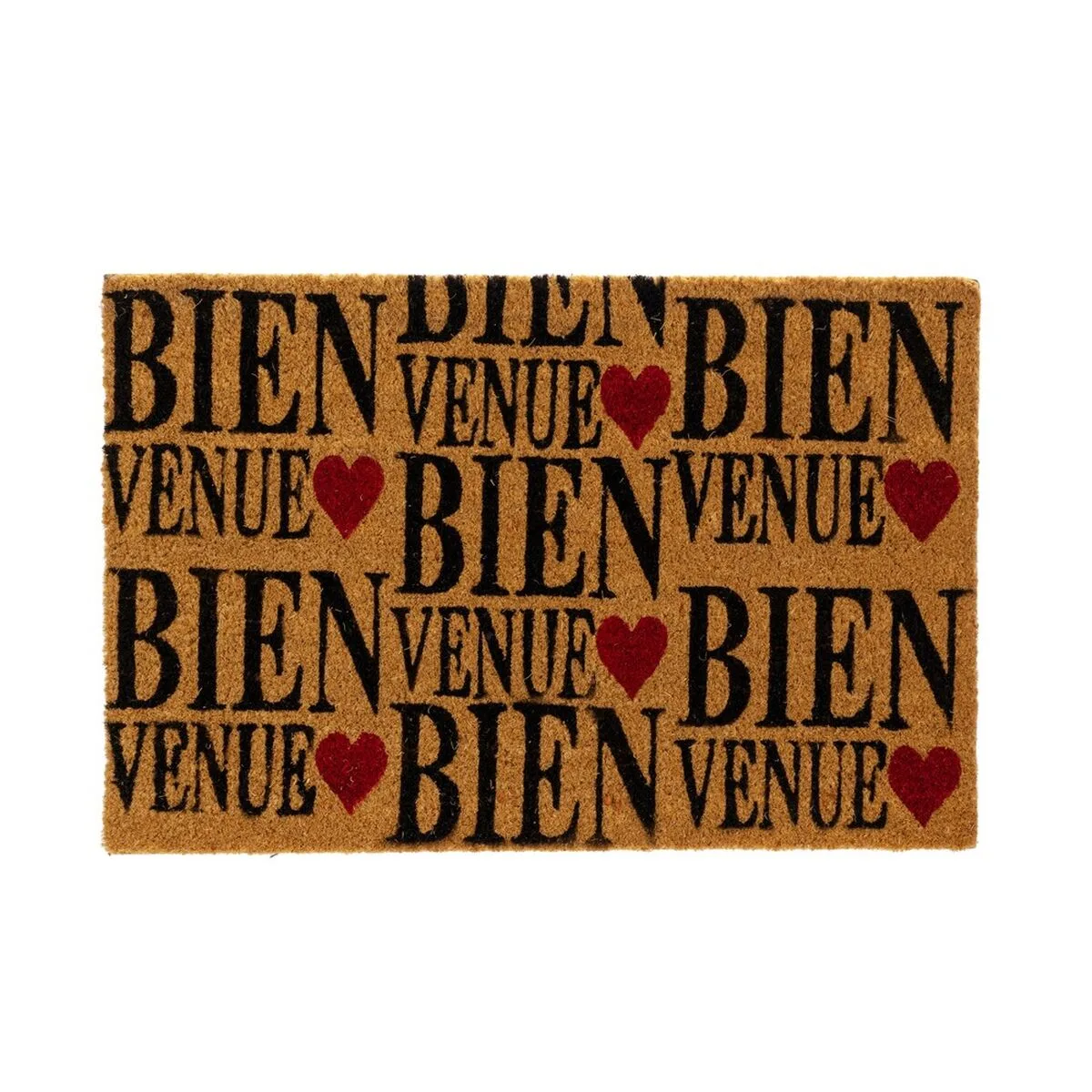 Paillasson coeurs marron noir rouge pvc fibres de coco 60 x 40 x 1 5 cm s880743899. Diaytar vous offre un accès privilégié à une sélection de produits qui font buzz, qui innovent et qui embellissent la vie