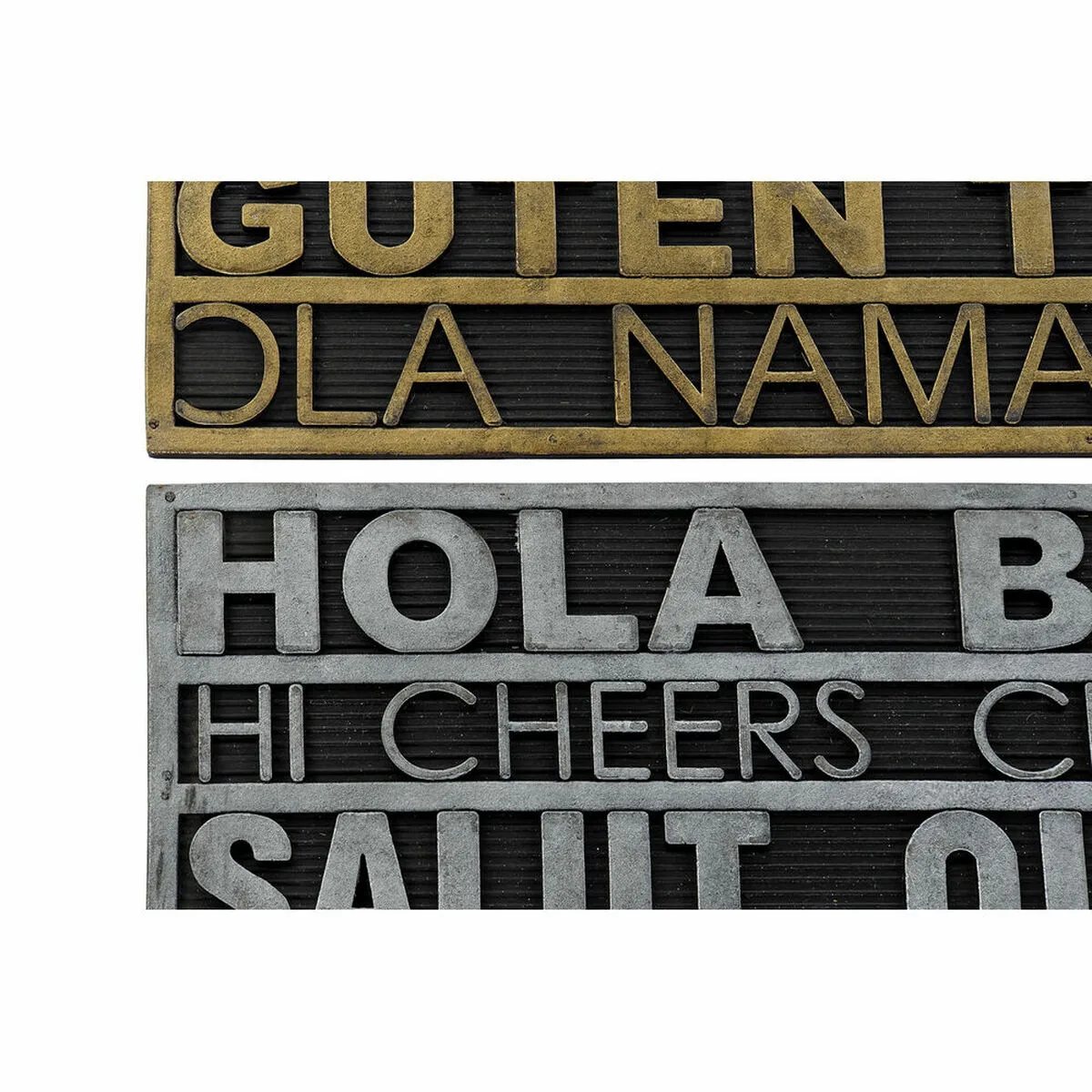 Paillasson dkd home decor argente dore caoutchouc 2 unites urbaine 75 x 45 x 0 5 cm s303030643. Diaytar, c'est l'évidence que quand on aime les produits, on ne compte pas. On les collectionne. À vous de jouer.