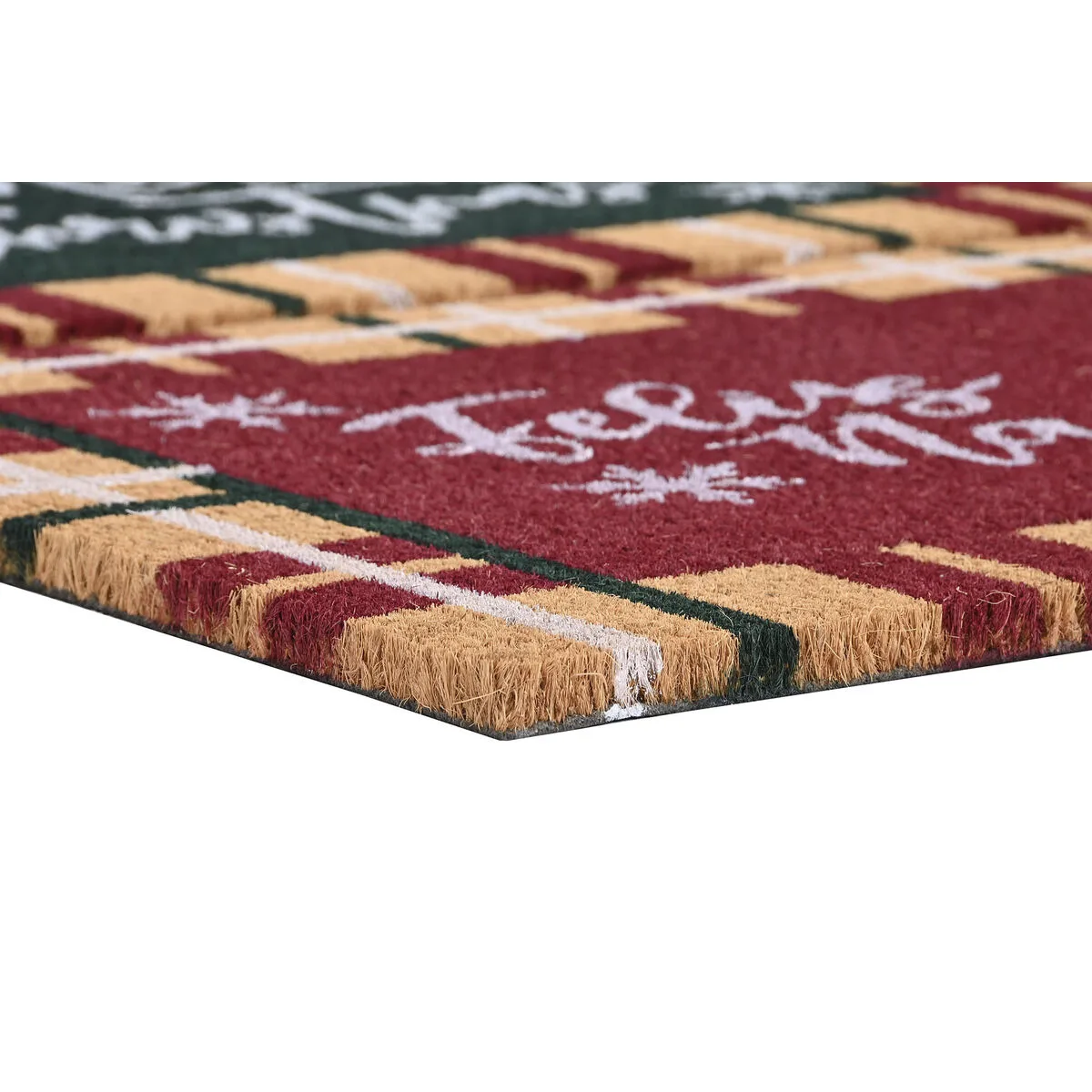 Paillasson dkd home decor blanc marron rouge vert pvc fibres de coco 60 x 40 x 1 5 cm 2 unites s305209624. Les dernières tendances mode vous attendent chez Diaytar !