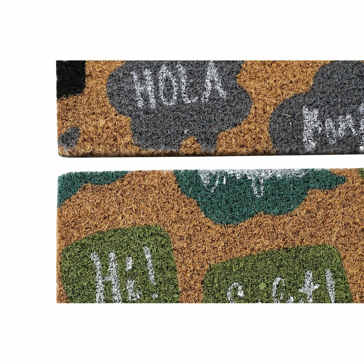 Paillasson dkd home decor noir gris marron caoutchouc menthe 2 unites fibres de coco 60 x 40 x 1 5 cm s303028577. Diaytar, c'est la convergence entre votre style unique et notre sélection infinie de produits qui lui correspondent.