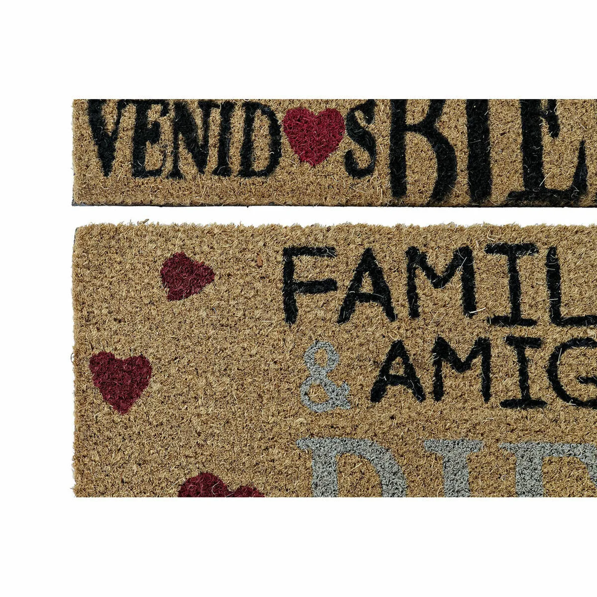 Paillasson dkd home decor rouge noir marron caoutchouc 2 unites urbaine fibres de coco 60 x 40 x 1 5 cm s303029054. Re-découvrez le plaisir de shopper en ligne avec Diaytar et sa multitude de produits triés sur le volet pour vous