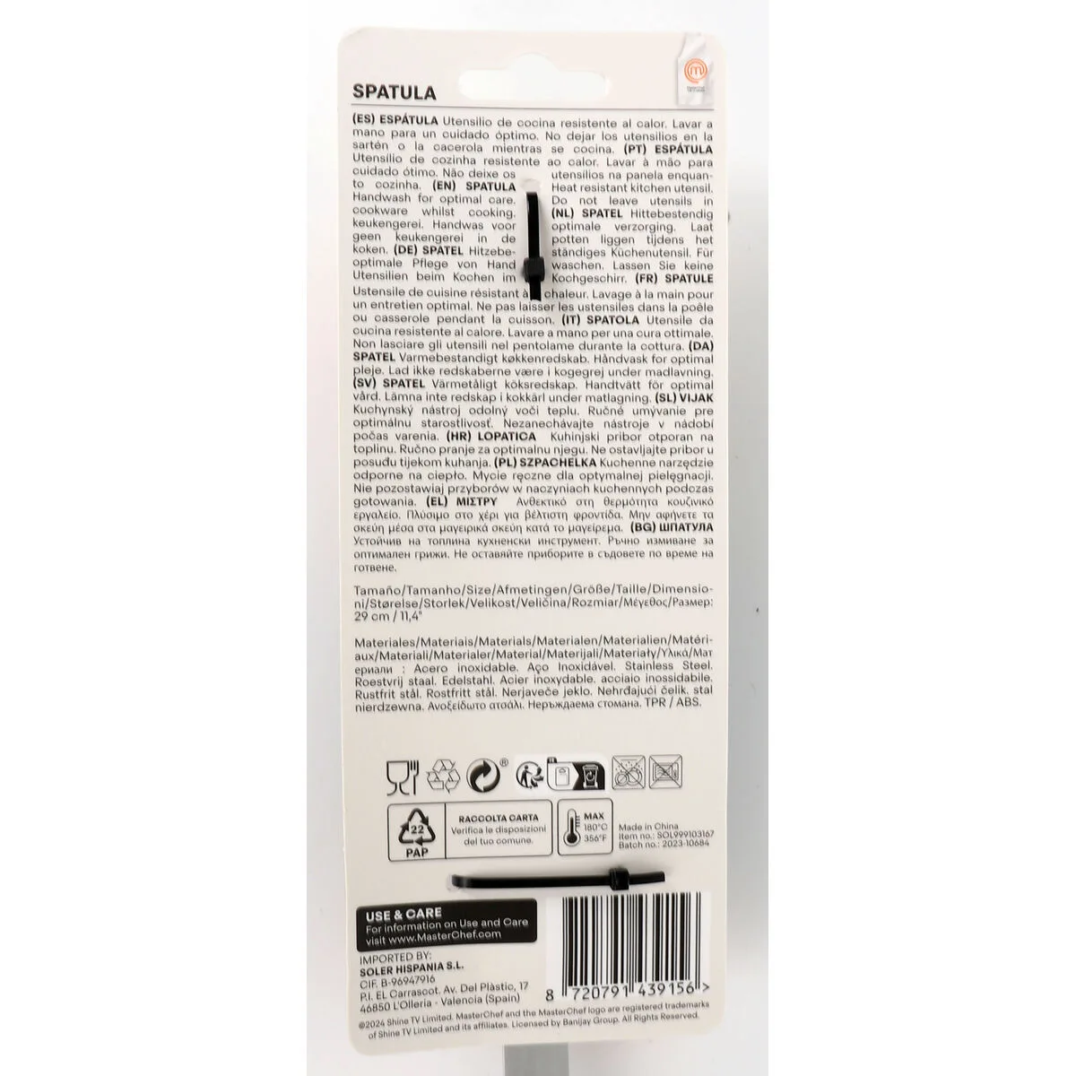 Palette de cuisine masterchef pbt 29 cm 24 unites s223655575. Plongez dans l'univers Diaytar, votre référence pour des produits du quotidien, high-tech et déco, tous porteurs de tendances