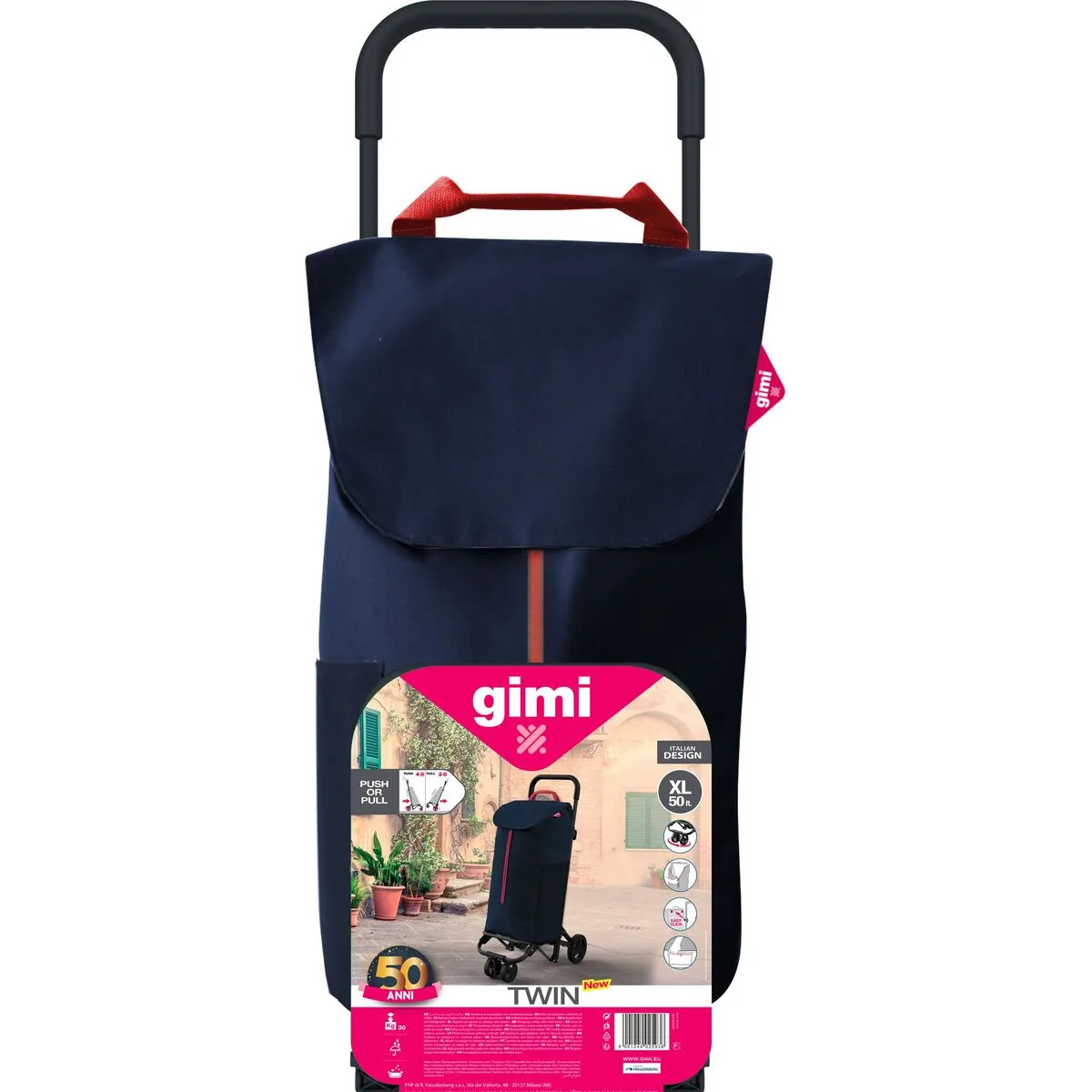 Panier a courses gimi bleu 56 l 41 x 53 x 92 cm s790200491. Explorez la galerie virtuelle Diaytar et laissez-vous séduire par nos produits généraux tendance et nos inventions électroniques exclusives