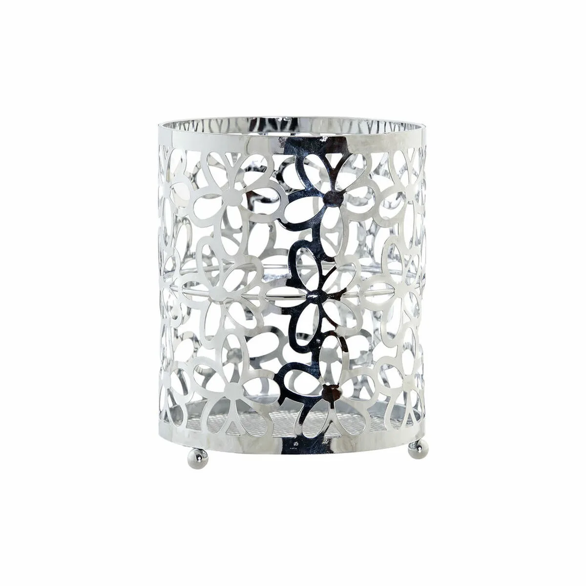 Panier a couverts dkd home decor argente metal marguerite 12 x 12 x 15 cm s302571110. Révélez votre style avec la collection capsule Diaytar, limitée et exclusive.