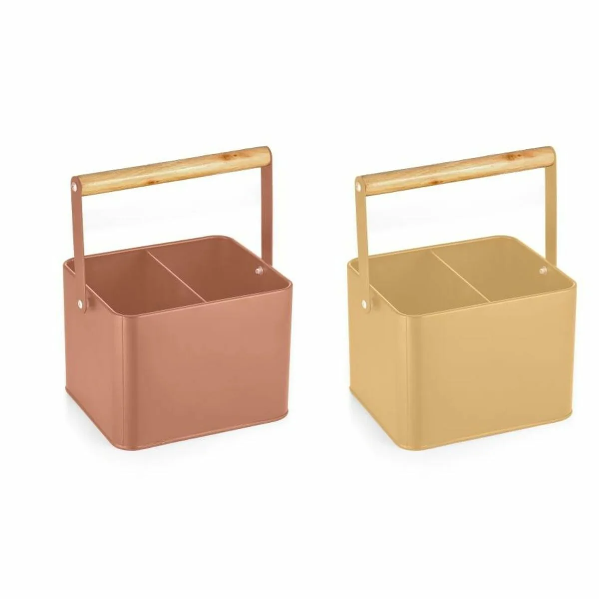 Panier a couverts dkd home decor jaune terre cuite metal pin vintage 18 x 15 5 x 24 cm 2 unites s304122285. Diaytar : Votre destination shopping en ligne pour découvrir les dernières tendances et produits généraux soigneusement sélectionnés