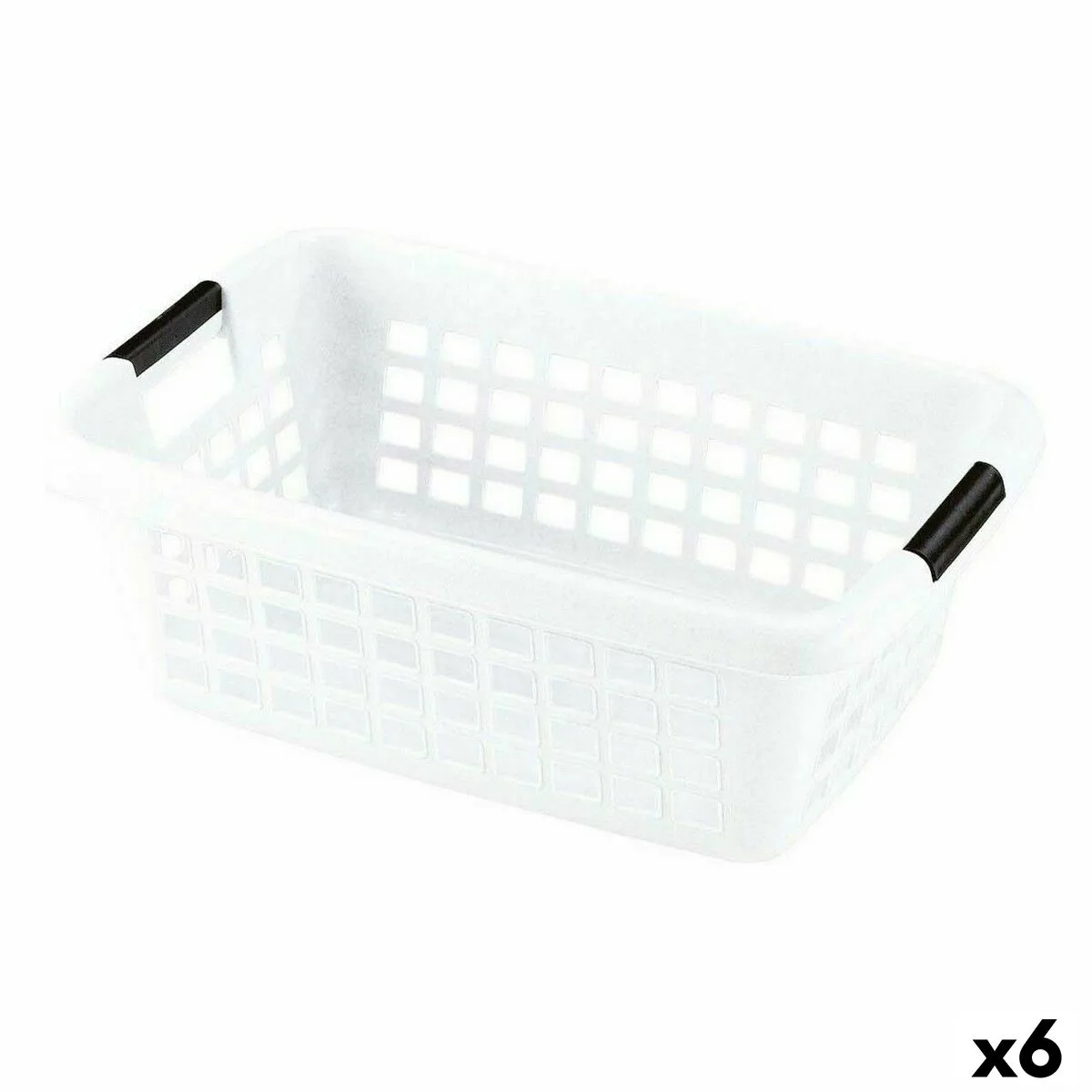 Panier a linge avec des poignees blanc 50 l 6 unites s222631240. Tendance, confort et qualité : la trilogie gagnante de Diaytar Mode.
