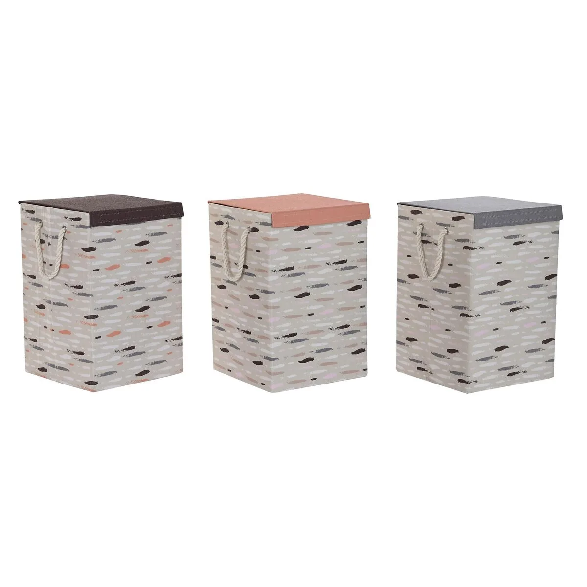 Panier a linge dkd home decor avec couvercle 36 x 36 x 55 cm gris orange 3 unites s302903143. Diaytar, c'est la garantie de tomber sur ce produit unique qui fera de votre quotidien une expérience extraordinaire