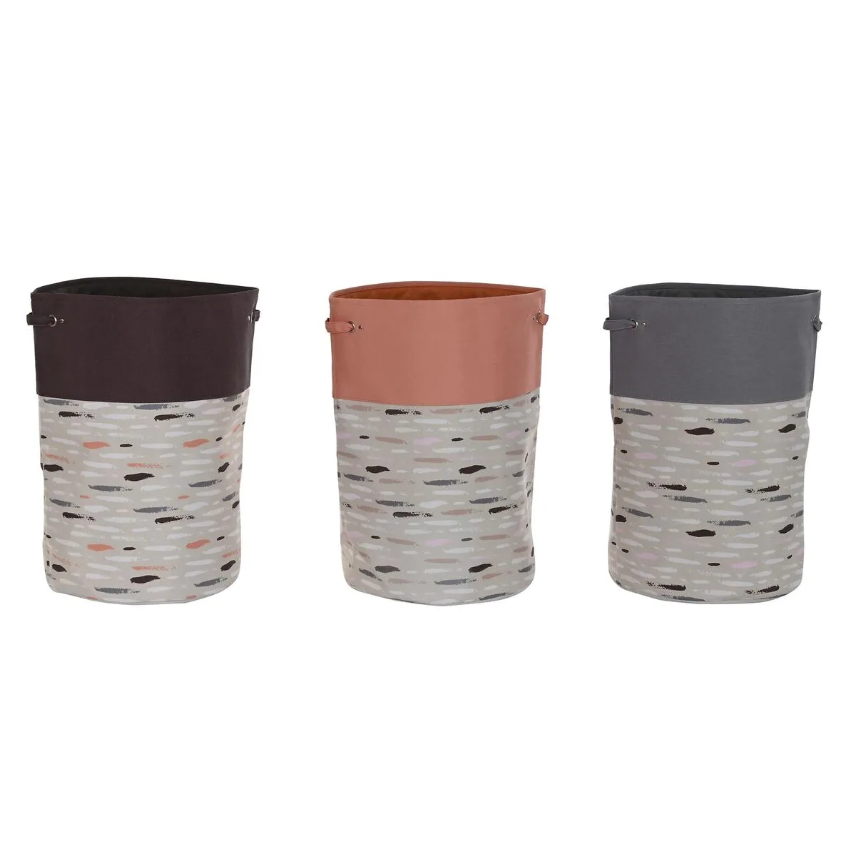 Panier a linge dkd home decor gris orange 40 x 40 x 60 cm 3 unites s302902696. Diaytar Fashion : Soyez à la pointe de la mode avec nos collections exclusives.