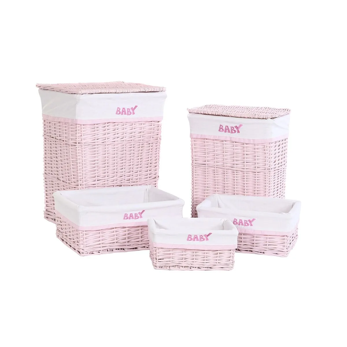 Panier a linge dkd home decor rose osier enfant 44 x 34 x 56 cm 5 pieces s303922480. Diaytar, c'est votre éditeur de vie. Nous sélectionnons les produits qui deviendront les chapitres essentiels de votre quotidien.