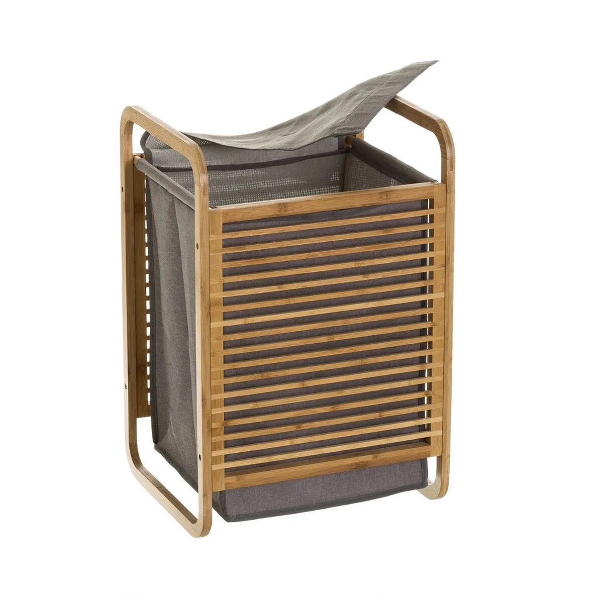 Panier a linge gris naturel bambou 41 x 35 x 61 cm s880881033. Notre mission : éradiquer le superflu pour ne vous proposer que l'essentiel... mais en beaucoup plus stylé. Bienvenue chez Diaytar.