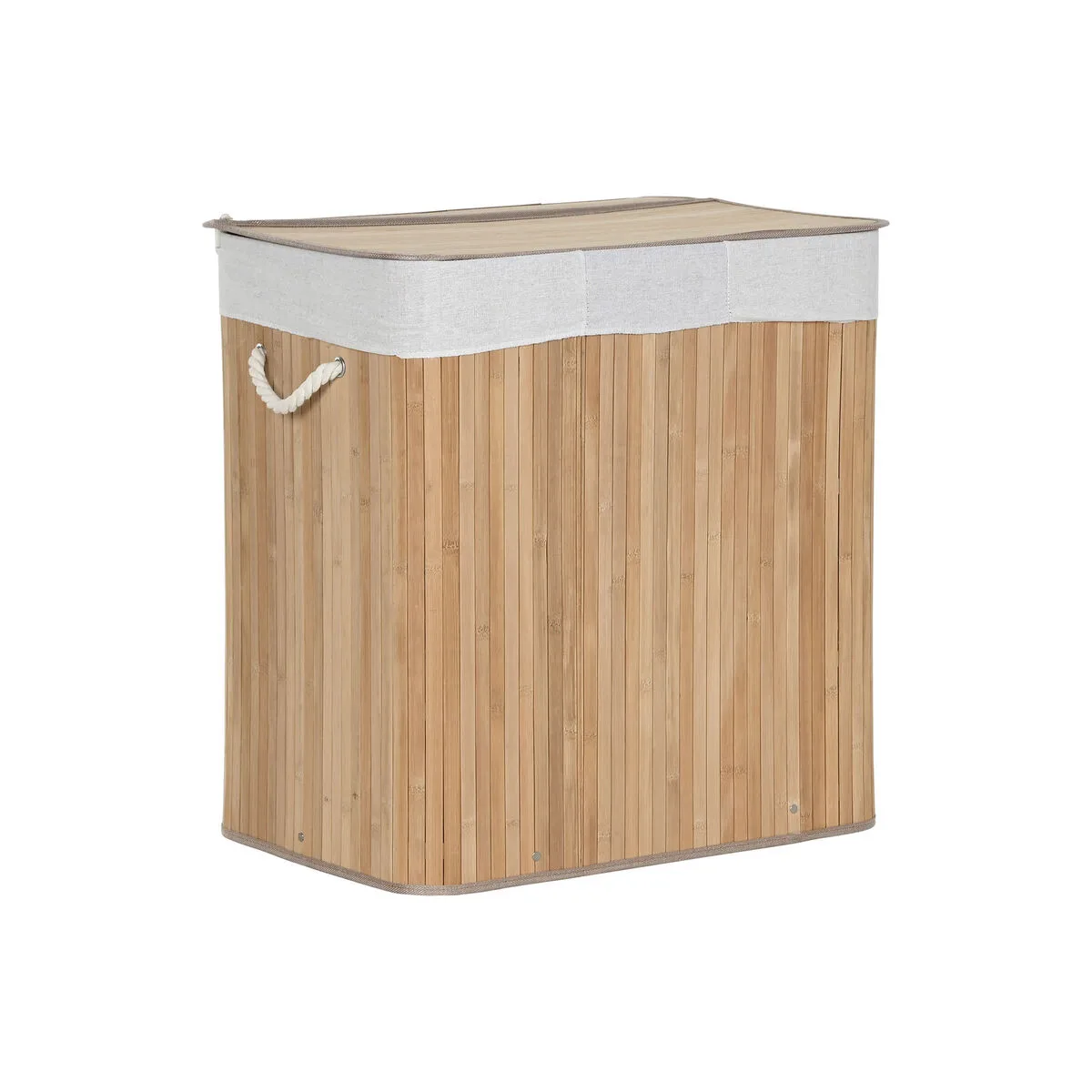 Panier a linge home esprit blanc naturel bambou 140 l 60 x 40 x 60 cm s305898042. Exprimez votre personnalité avec les accessoires tendance de Diaytar.