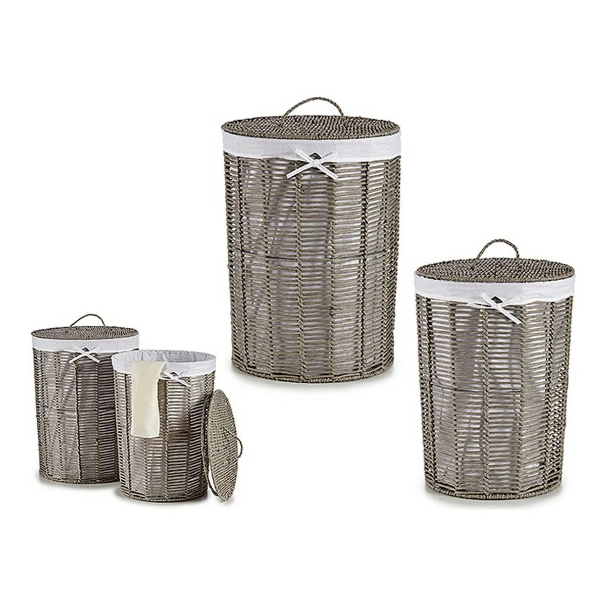 Panier a linge kipit blanc gris osier 40 l 76 l 44 x 56 x 44 cm s360732945. C'est officiel : Diaytar devient votre nouvelle addiction shopping. Des produits si bons, vous ne voudrez plus vous arrêter.