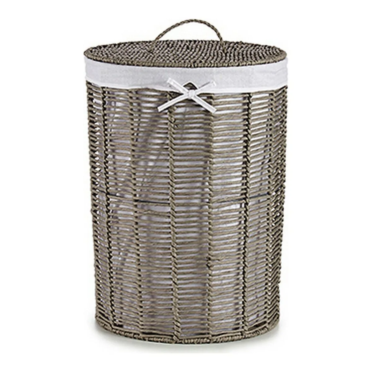 Panier a linge kipit blanc gris osier 40 l 76 l 44 x 56 x 44 cm s360732965. Notre équipe chez Diaytar est une brigade de passionnés, toujours en chasse pour dénicher la perle rare qui vous fera vibrer.
