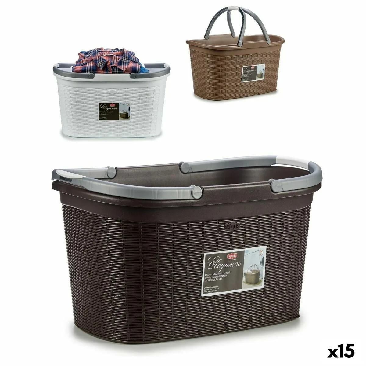 Panier a linge stefanplast elegance plastique 35 l 57 5 x 29 x 36 5 cm 15 unites s362349196. Laissez-vous guider par Diaytar à travers la jungle des produits pour dénicher ceux qui méritent vraiment votre attention