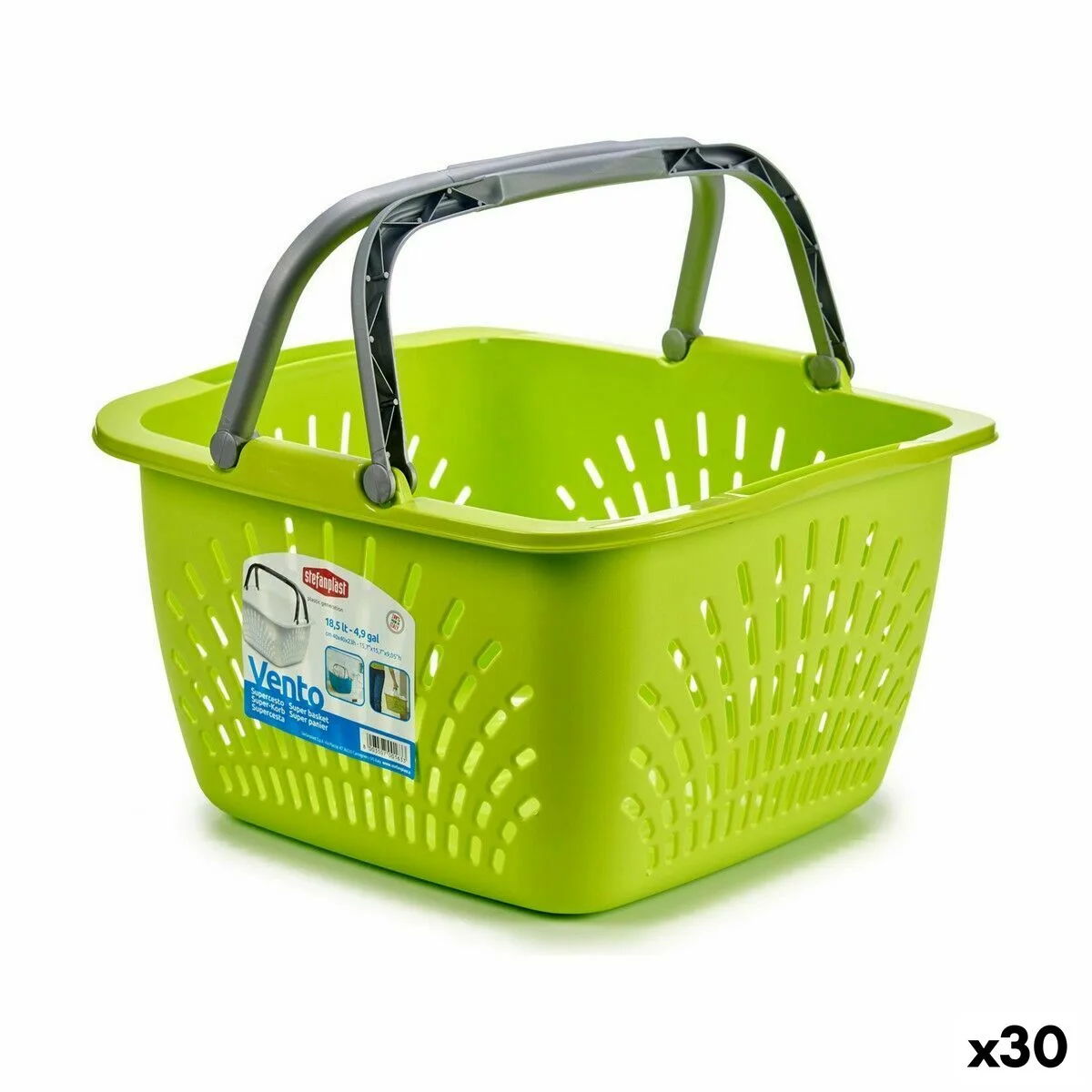 Panier a linge stefanplast pr163p marron plastique 18 l 39 x 21 5 x 39 cm avec des poignees 30 unites s362306377. Chez Diaytar, chaque achat est une expérience unique. Explorez notre sélection premium !