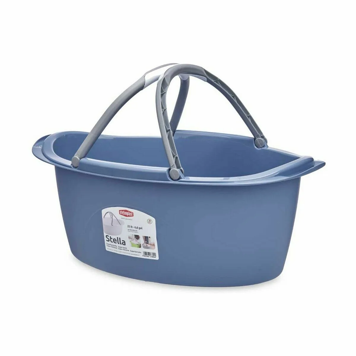 Panier a linge stefanplast pr181a plastique 25 l 59 x 23 x 38 cm avec des poignees 30 unites s362306169. La qualité Diaytar : un engagement, une promesse, une satisfaction garantie.
