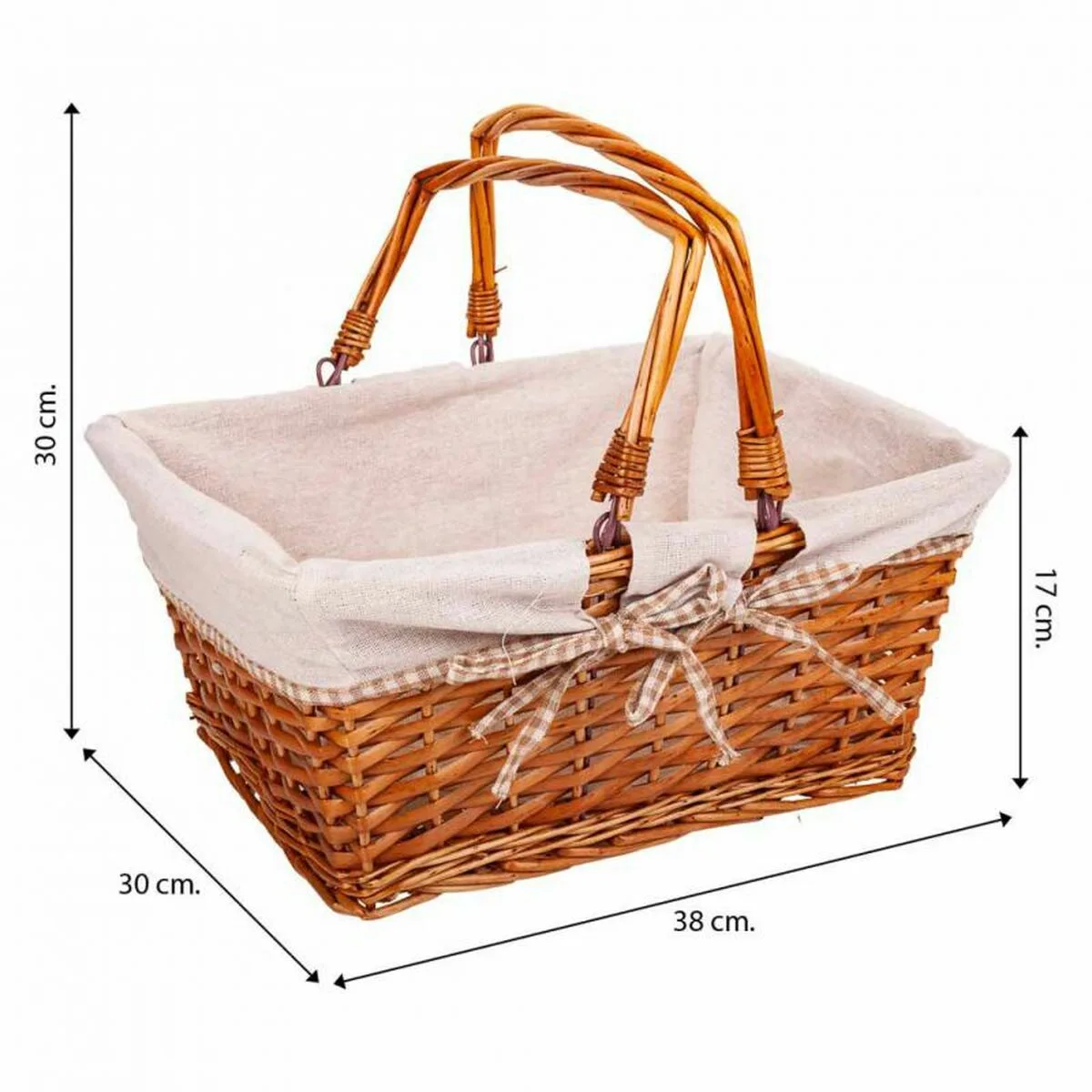 Panier de pique nique alexandra house living osier bois de saule 38 x 30 x 17 cm d163106738. Pour un shopping sans limites : Diaytar déniche pour vous le meilleur des produits généraux, électroniques et de style de vie