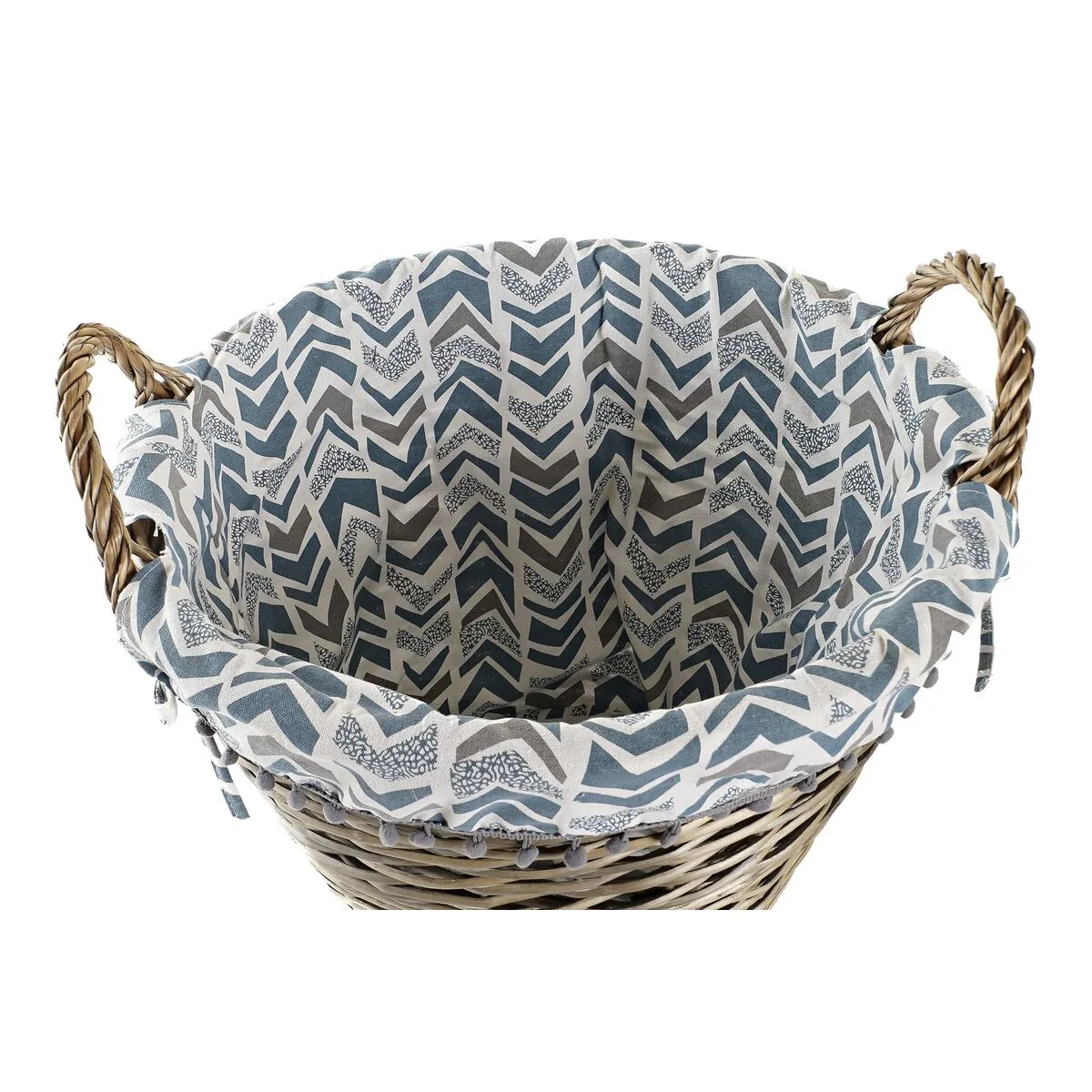Panier decoratif dkd home decor bleu blanc osier 44 x 44 x 42 cm s302890183. Bienvenue dans l'ère du shopping conscient. Diaytar privilégie des produits avec une éthique et un impact positif.