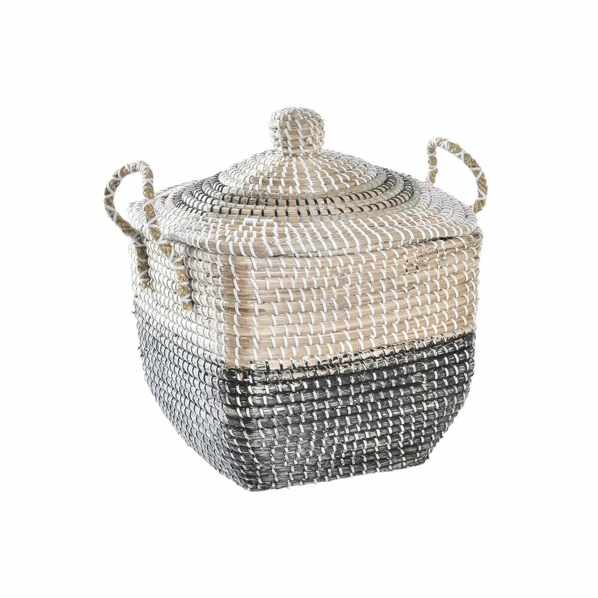 Panier decoratif dkd home decor gris naturel boho 45 x 35 x 43 cm s301862723. Diaytar décomplexe le shopping en ligne : trouvez tout ce dont vous avez besoin et tout ce dont vous rêvez, au même endroit