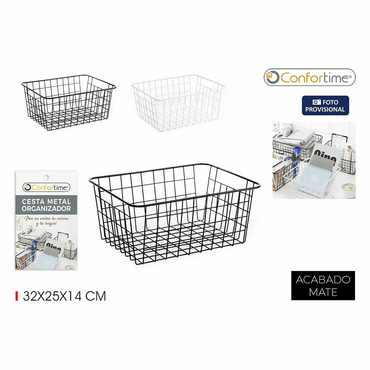 Panier multi usages confortime 32 x 25 x 14 cm 12 unites s223093579. Notre mission : éradiquer le superflu pour ne vous proposer que l'essentiel... mais en beaucoup plus stylé. Bienvenue chez Diaytar.