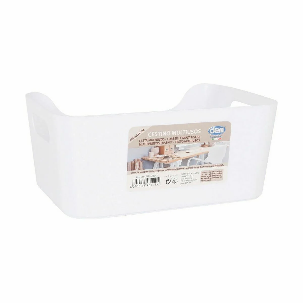 Panier multi usages confortime blanc 24 x 16 5 x 10 cm 24 unites s223103516. Nous avons bâti Diaytar sur une idée simple : vous méritez le meilleur des produits, sans avoir à chercher pendant des heures.