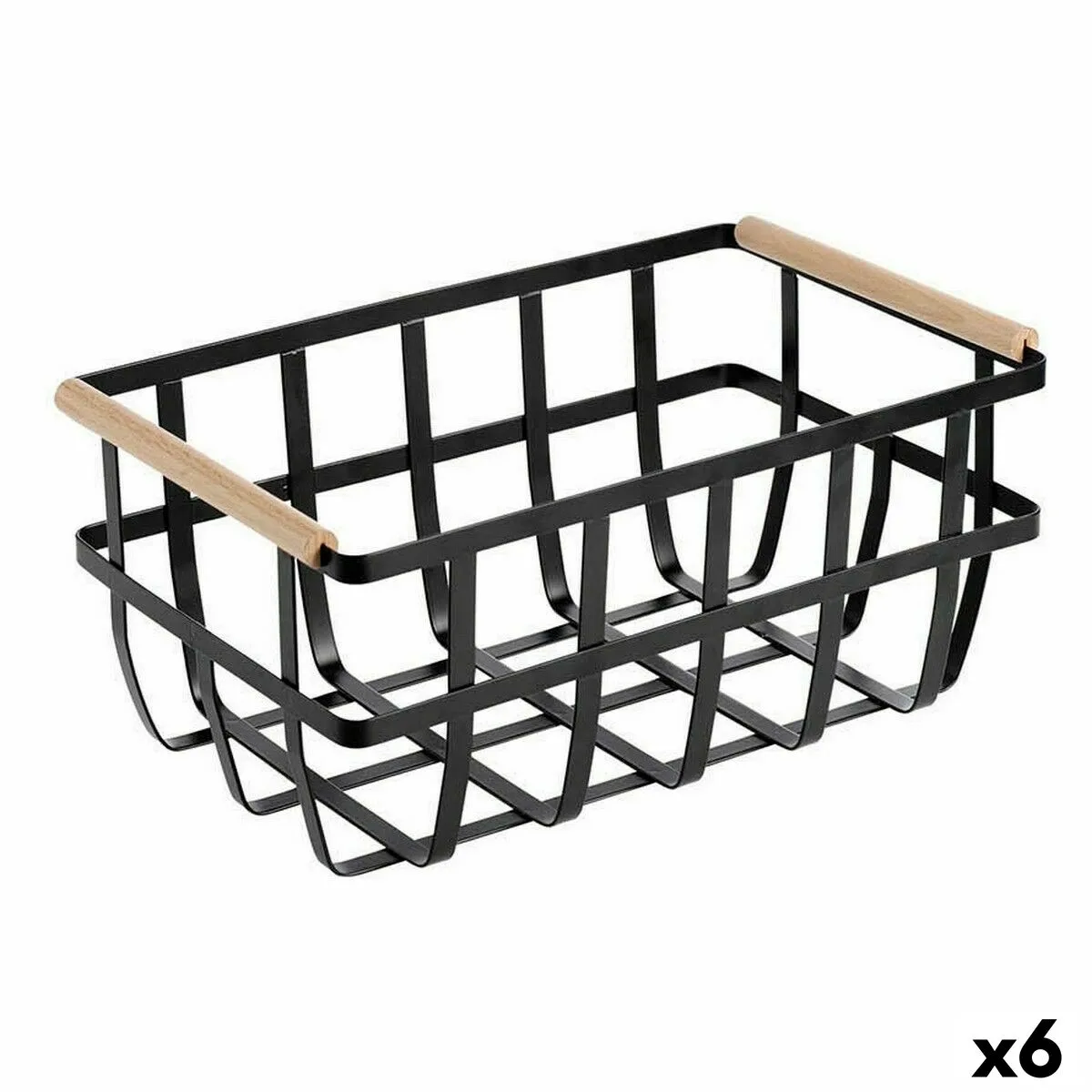 Panier multi usages confortime noir 36 x 22 x 15 5 cm 6 unites s223110665. Votre garde-robe mérite le style Diaytar - Découvrez nos nouveautés !