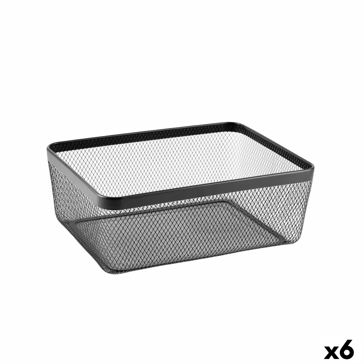Panier multi usages confortime noir metal 30 5 x 40 5 x 15 2 cm 6 unites s223831317. Diaytar : Votre destination shopping en ligne pour découvrir les dernières tendances et produits généraux soigneusement sélectionnés