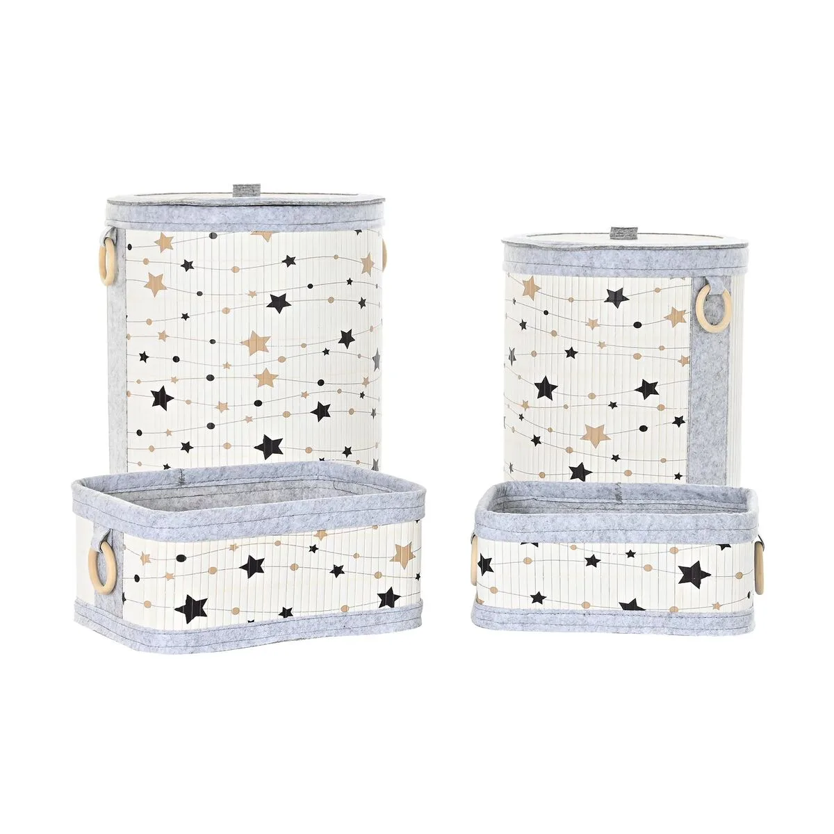 Panier multi usages dkd home decor bambou etoiles 36 x 36 x 50 cm s302897595. Diaytar, c'est le compagnon de ceux qui aiment prendre soin d'eux et de leur intérieur avec des produits choisis avec amour.