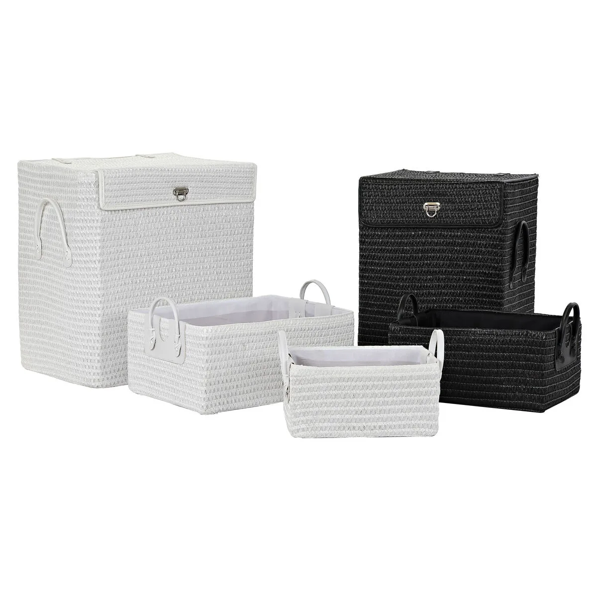 Panier multi usages dkd home decor blanc noir polypropylene 45 x 34 x 49 cm 4 kg s301865661. Diaytar, c'est votre partenaire de confiance pour construire un quotidien plus fluide, plus beau, et plus inspirant.