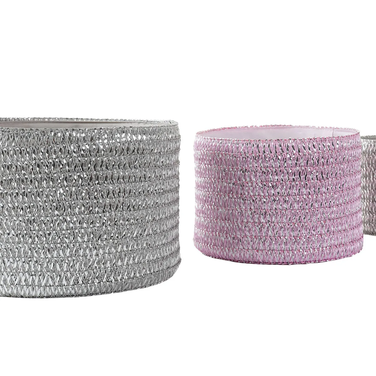 Panier multi usages dkd home decor gris rose polypropylene 27 x 27 x 17 cm 4 kg 3 pieces 3 unites s301865270. Diaytar cultive l'art du bien-être à travers ses produits soigneusement choisis.