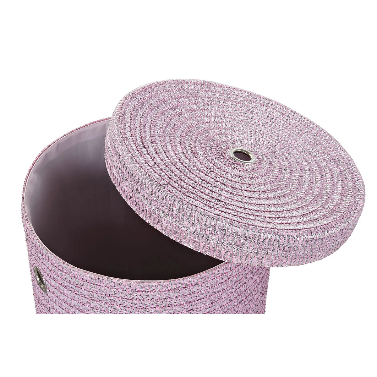 Panier multi usages dkd home decor gris rose polypropylene 42 x 42 x 52 5 cm 4 kg s301865027. Diaytar Fashion : Soyez à la pointe de la mode avec nos collections exclusives.