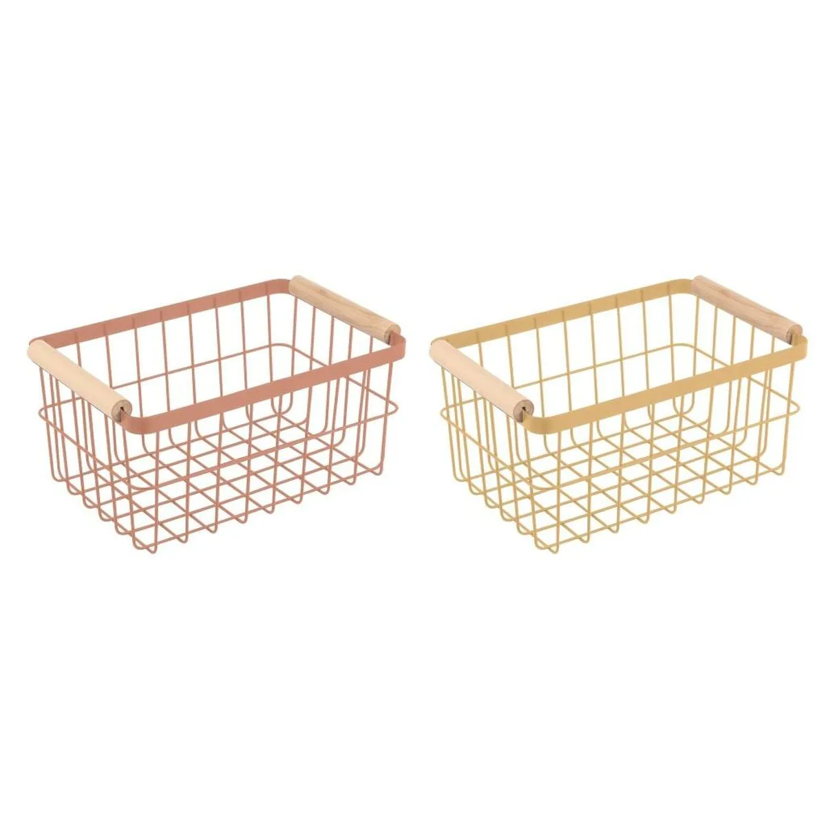 Panier multi usages dkd home decor metal terre cuite jaune pin 30 5 x 20 x 14 5 cm 2 unites s304123464. Bienvenue sur Diaytar, où le shopping généraliste devient une chasse au trésor pour produits tendance et innovants