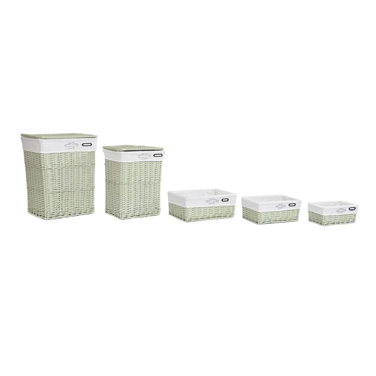 Panier multi usages dkd home decor vert osier 44 x 34 x 56 cm 5 pieces s303921974. La promesse Diaytar : une sélection rigoureuse de produits généraux où la tendance et la durabilité vont de pair