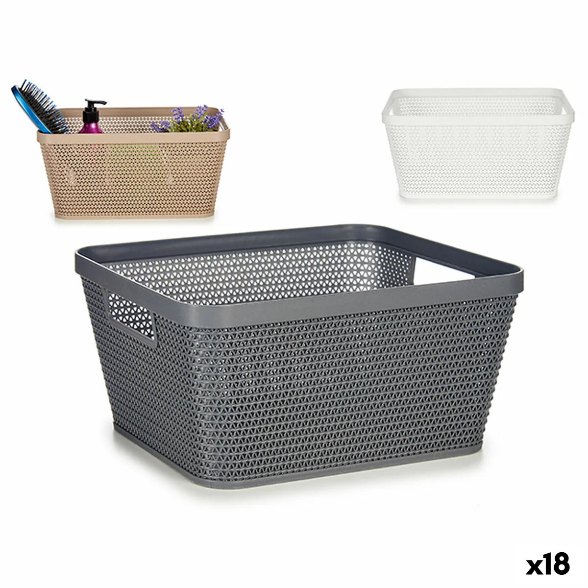 Panier multi usages kipit 4720 blanc beige gris plastique 5 l 29 5 x 13 x 23 cm 18 unites s362450818. Nous avons rêvé Diaytar pour vous. Une plateforme où chaque clic est une promesse de découverte et de satisfaction.