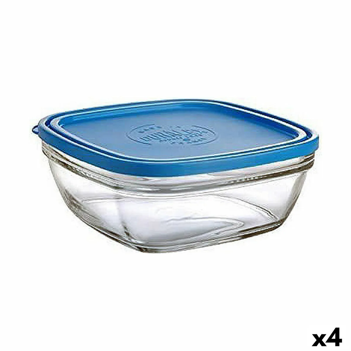 Panier repas carre avec couvercle duralex freshbox bleu 3 l 23 x 23 x 9 cm 4 unites s222714110. L'art de vivre à la française s'exprime dans notre collection maison Diaytar.