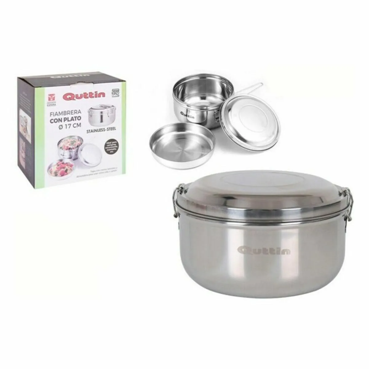 Panier repas rond avec couvercle quttin acier inoxydable acier 17 cm 12 unites o 17 cm s223022436. Rejoignez la communauté Diaytar et vivez une expérience shopping unique.