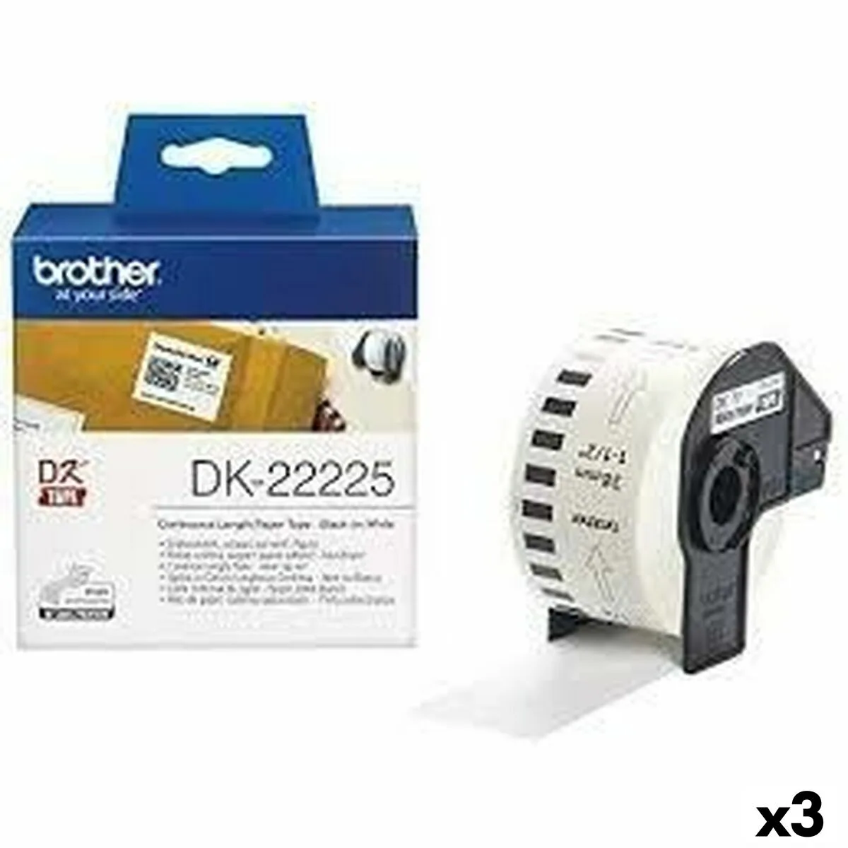 Papier continu pour imprimantes brother dk 22225 blanc 38 mm x 30 48 m noir blanc 3 unites s842836054. L'esprit Diaytar : une curiosité insatiable pour dénicher les produits généraux et électroniques qui feront demain