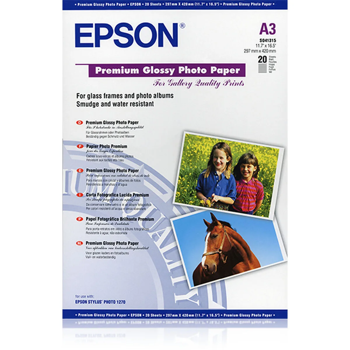 Papier photo glace epson 2357125 a3 20 volets m050765395. Découvrez l'univers Diaytar : une boutique en ligne généraliste qui marque style, qualité et originalité dans chaque produit