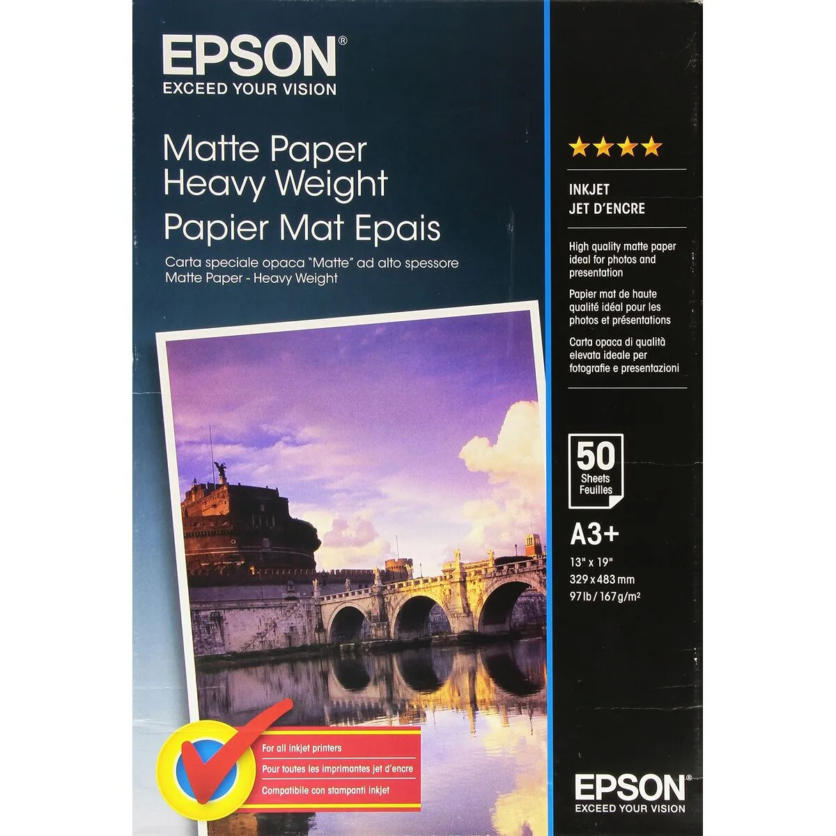 Papier photo mat epson c13s041264 a3 s773197141. Diaytar capitalise sur la diversité : notre force est de vous offrir un choix immense sans jamais sacrifier la qualité