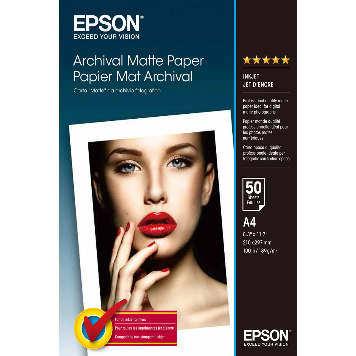 Papier photo mat epson c13s041342 a4 1 unite m050765880. Nous sélectionnons pour Diaytar des produits qui ont une histoire, une âme, et qui sauront trouver une place dans la vôtre.