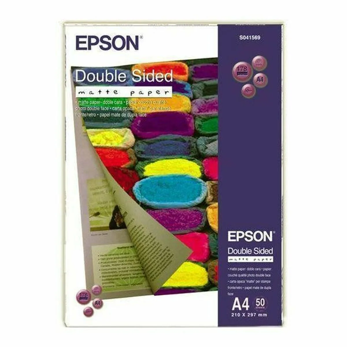 Papier photo mat epson c13s041569 a4 50 volets 1 unite m050766054. Diaytar a sélectionné pour vous une palette de produits allant de l'électronique grand public aux must-have de la maison
