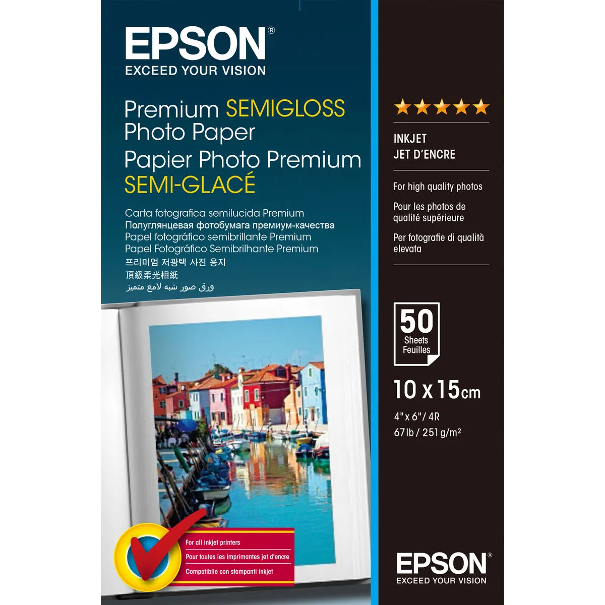 Papier photo mat epson c13s041765 50 unites 1 unite m050766277. Bienvenue sur Diaytar, l'endroit où les produits ne sont pas juste achetés, mais sont adoptés pour la vie.