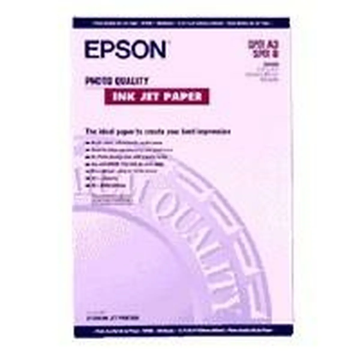 Papier pour imprimante epson photo quality ink jet paper din a3 102 g a3 1 unite m050768398. Chez Diaytar, nous croyons que le meilleur des produits généraux et électroniques doit être accessible à tous, sans compromis sur le style
