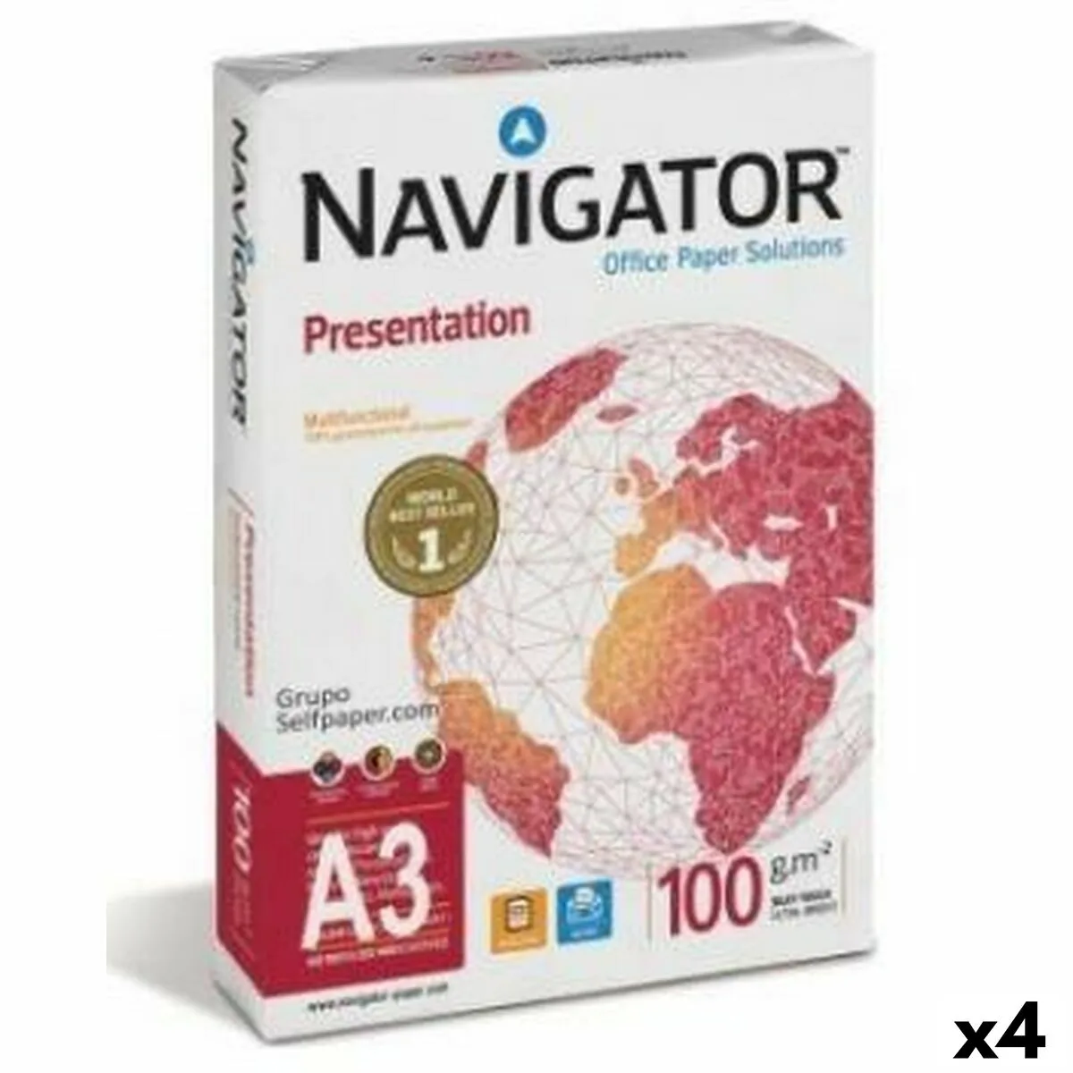 Papier pour imprimante navigator a3 blanc 4 unites s843523398. Diaytar s'adapte à vos besoins avec une gamme complète et variée.