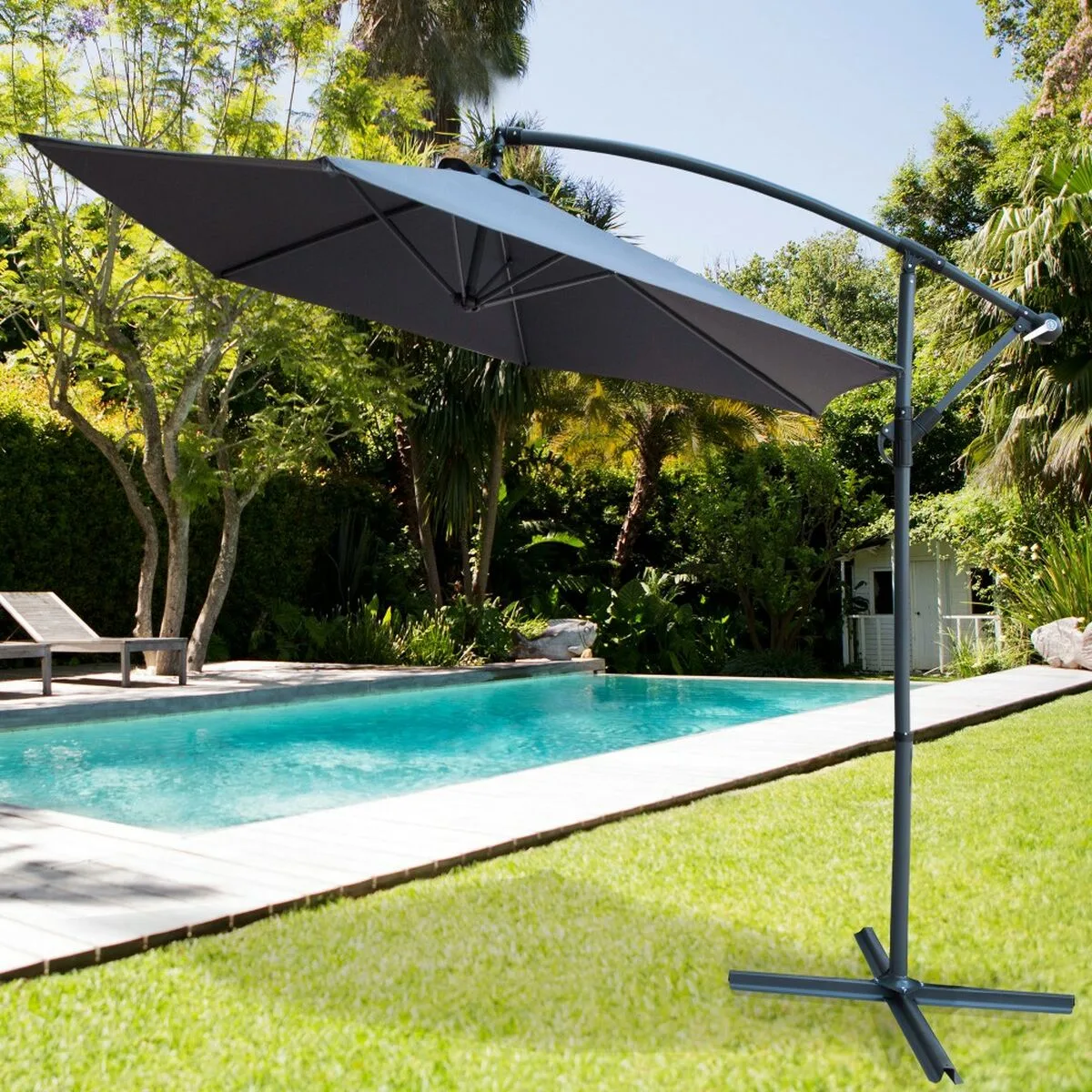 Parapluie aktive gris o 300 cm 300 x 247 x 300 cm s890118135. Bienvenue dans l'ère du shopping conscient. Diaytar privilégie des produits avec une éthique et un impact positif.