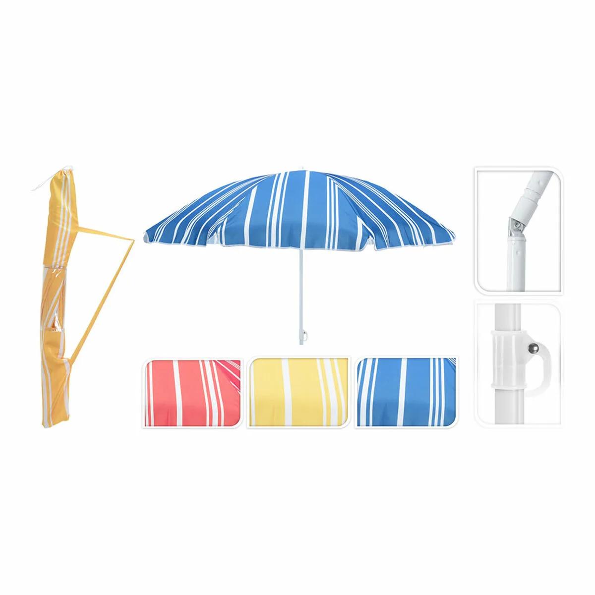 Parapluie de plage a rayures o 180 cm s792238347. L'esprit Diaytar : une curiosité insatiable pour dénicher les produits généraux et électroniques qui feront demain