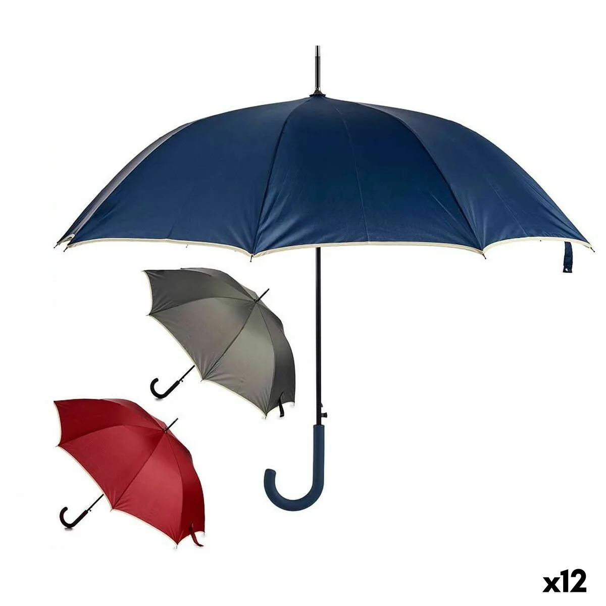 Parapluie metal fibre 95 x 95 x 86 cm 12 unites s362557457. Bienvenue dans l'ère du shopping conscient. Diaytar privilégie des produits avec une éthique et un impact positif.