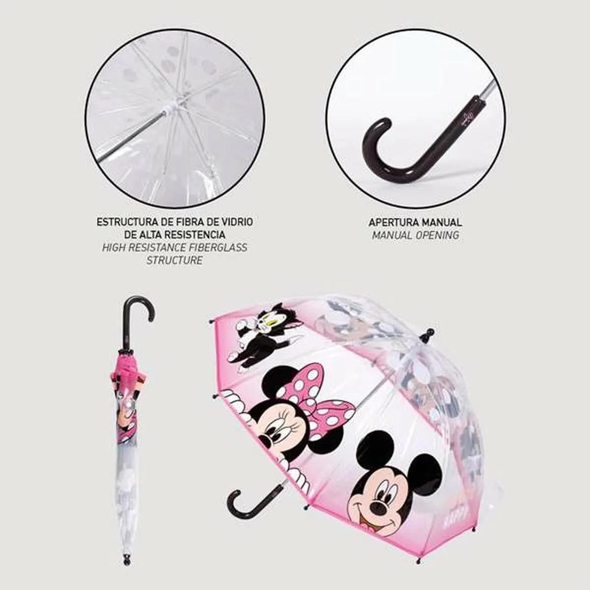 Parapluie minnie mouse o 71 cm 45cm s243050816 Parapluie minnie mouse o 71 cm 45cm s243050816. Plongez dans l'univers Diaytar où chaque produit raconte une histoire.